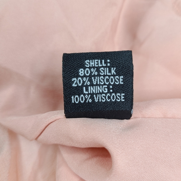 KARINA GRIMALDI Pink Cassandra Ruffled Dress sz L - Picture 5 of 6